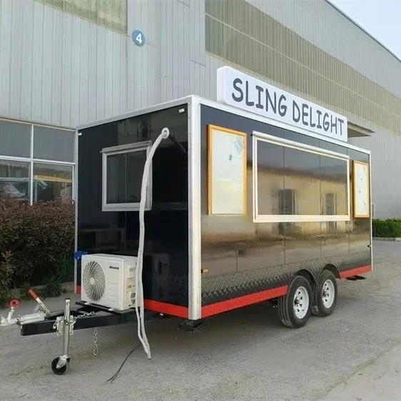 Food Snacks To Sell - Trailer Makanan Mobile Outdoor 14.7ft Terbaik