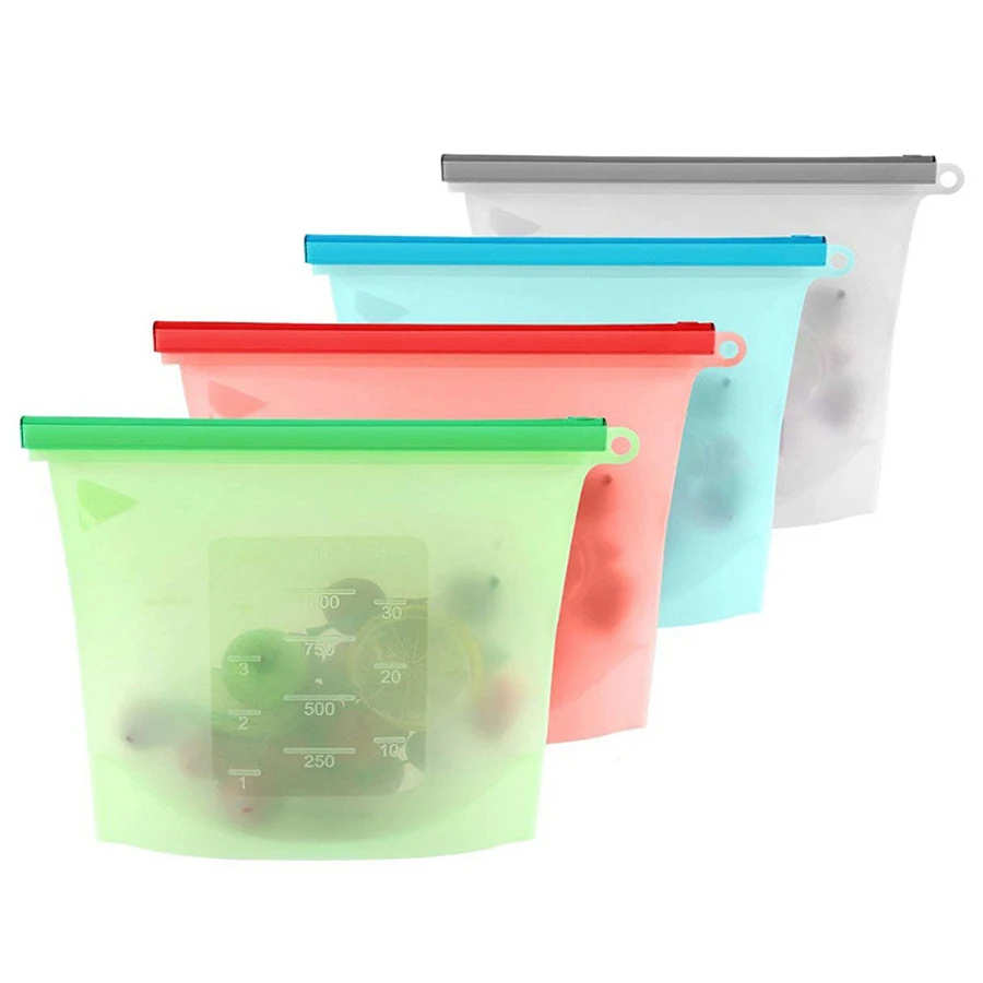 Food Z - 1000Ml Tas Penyimpanan Silikon Food Grade