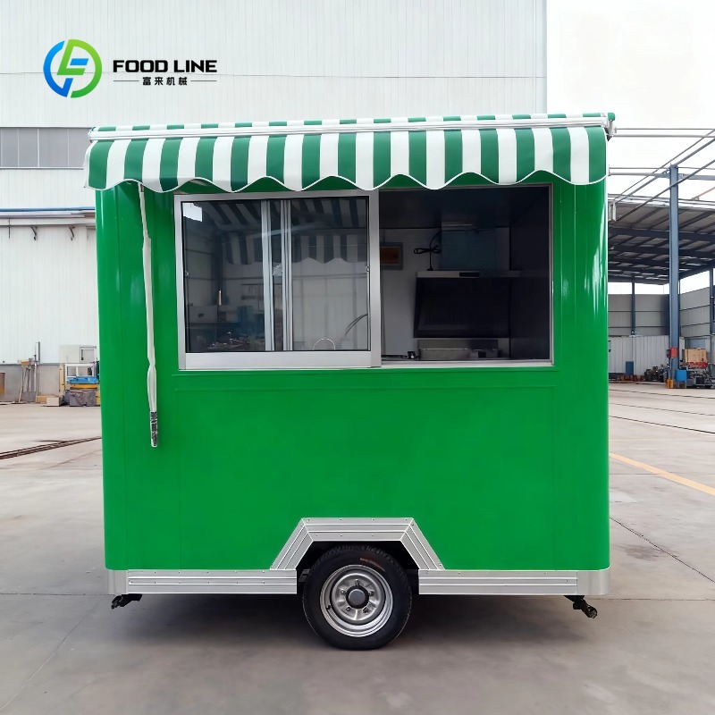 Food Snacks To Sell - Gerobak makanan mobile fiberglass yang dapat