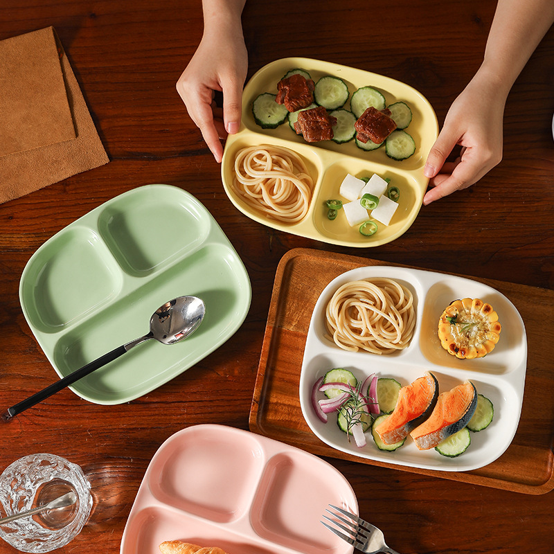 Piring Sarapan Keramik Tiga Se - Food Snacks For Weight Loss ulasan dan harga