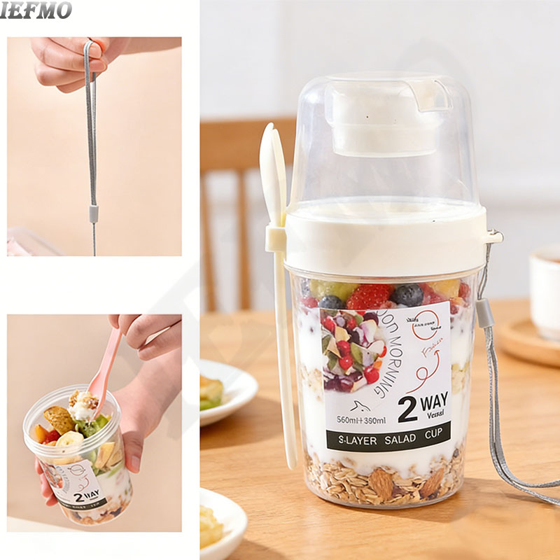 Set Mangkuk Salad Portabel den - Food Snacks For Weight Loss ulasan dan harga