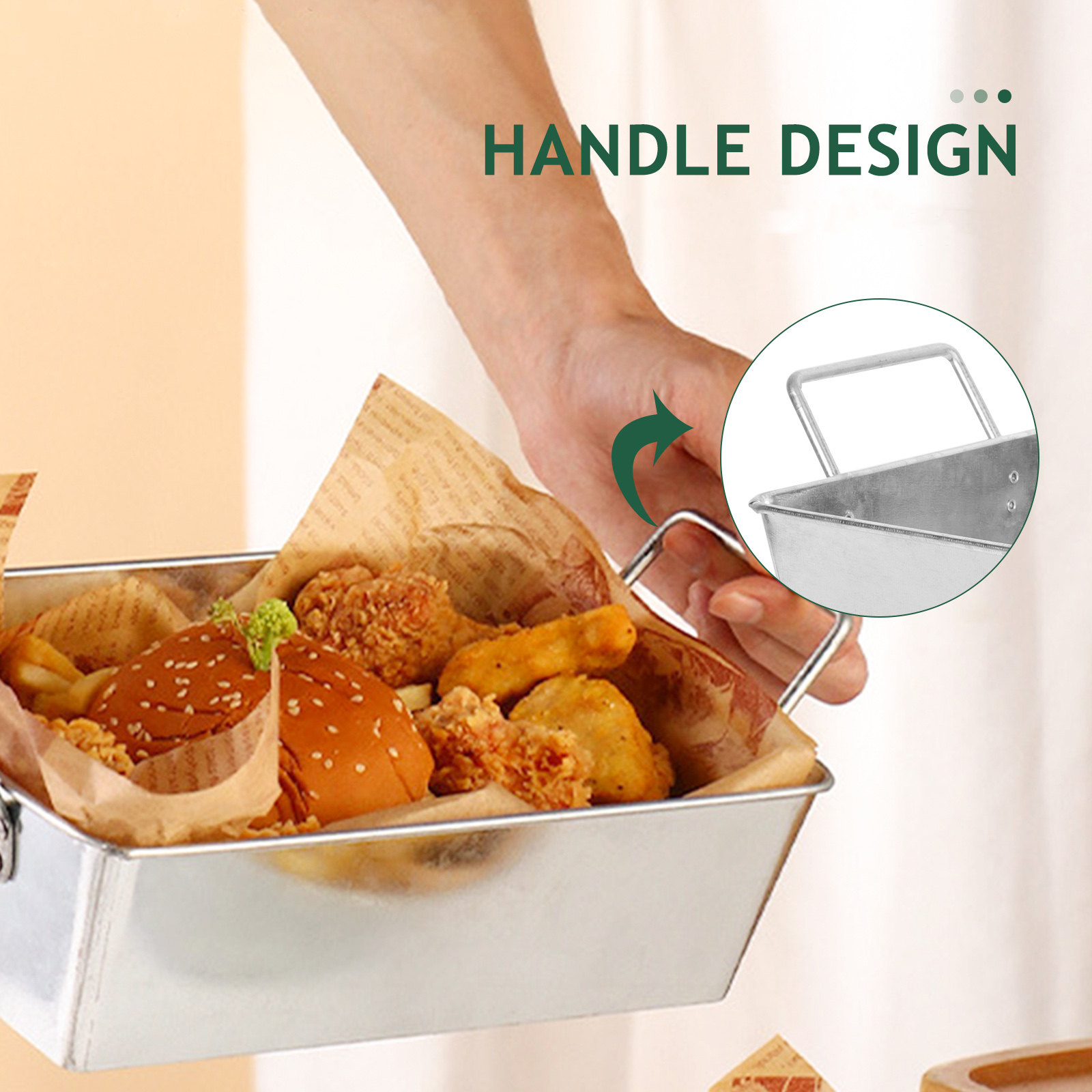 Piring Ayam Goreng dengan Pega - Food Snacks High In Iron ulasan dan harga