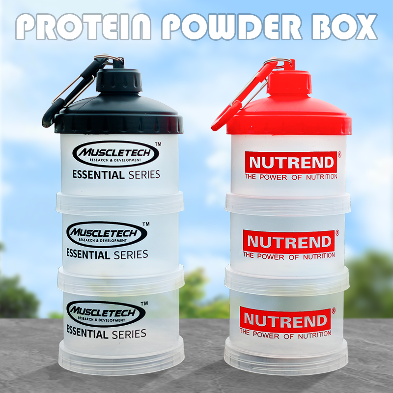 Kotak Bubuk Protein Portabel 3 - Protein Bar Box ulasan dan harga
