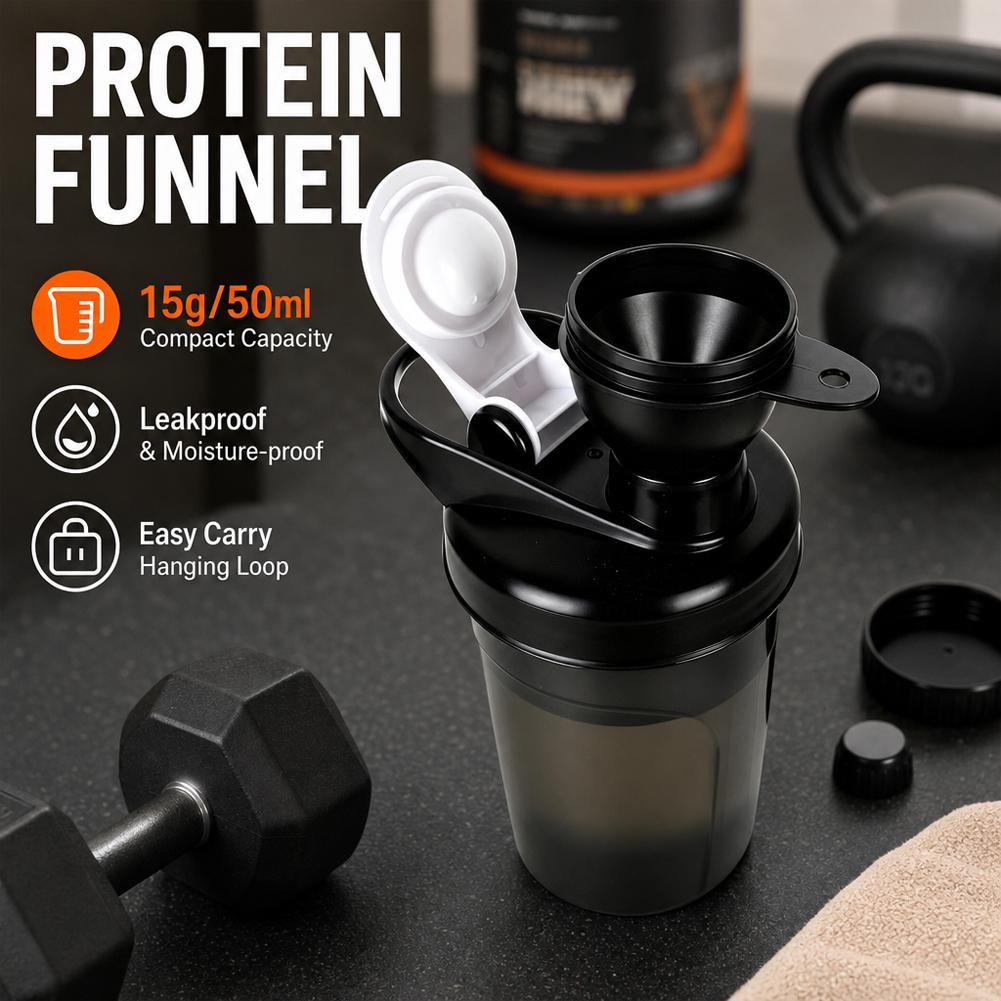 Wadah Corong Bubuk Protein Pla - Protein Bar Box ulasan dan harga